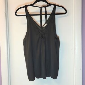 Intimately Free People Peephole Criss Cross Tie Tank Top